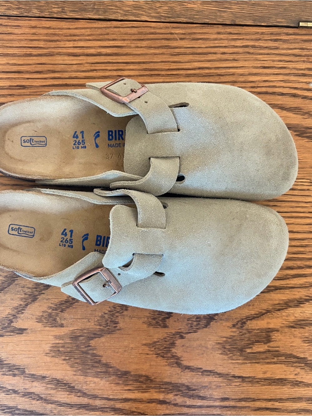 Birkenstock Boston Suede Clogs